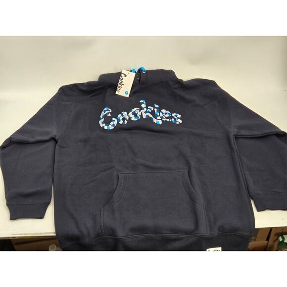 Cookies SF Hoodie Duck Camo Blue/ Black Size XLarge NWT - Picture 1 of 16
